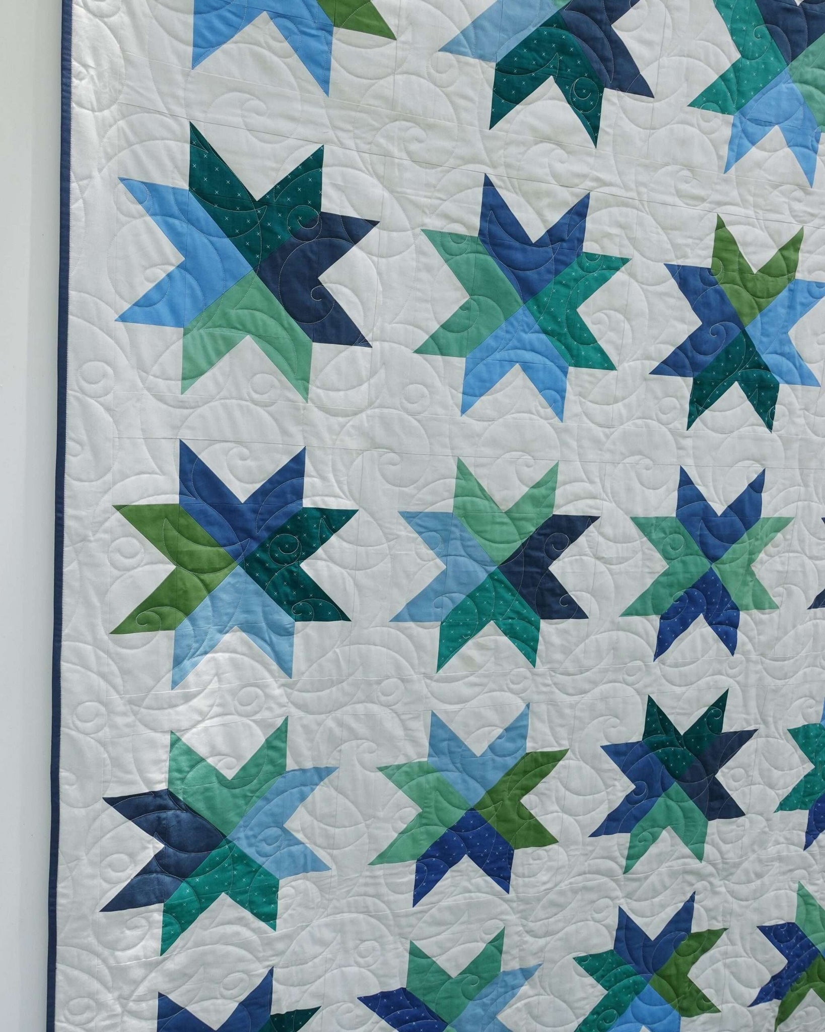 Throw Size Triangular Quilt - Homemade Emily Jane