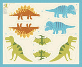 Stomp Stomp Roar Panel Multi 20827 11 By Stacy Iest Hsu for Moda Stuffed Dino Panel