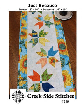 Just Because Pattern CSS339 by Creek Side Stitches