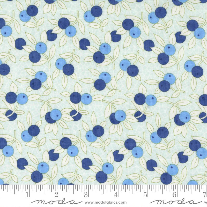 Fruit Cocktail Blueberry Garden Lakeside by Fig Tree and Co. 20463-14 Sold in 1/2 yard increments