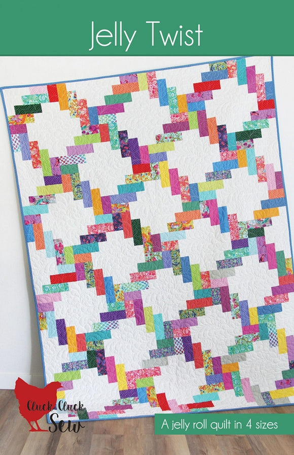Jelly Twist Quilt Pattern, Paper Pattern only CCS211 by Allison Harris for Cluck Cluck Sew