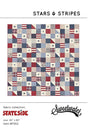 Stars & Stripes Quilt Pattern by Sweetwater P302 Finished Size 60 x 60