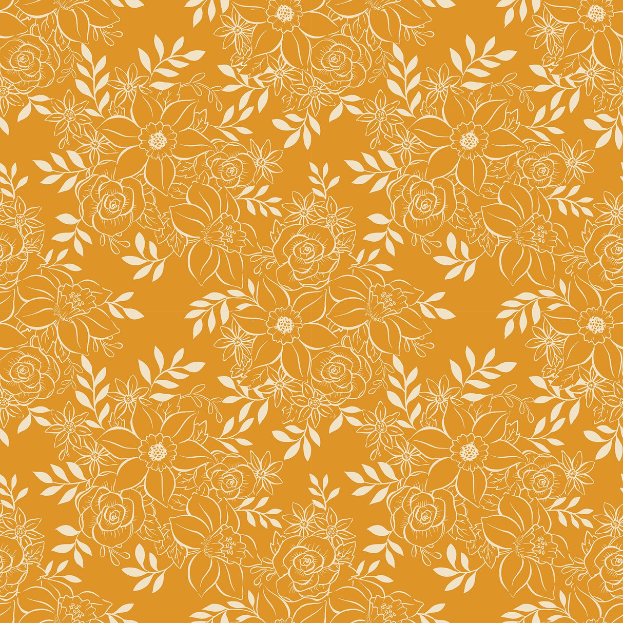 Winterglow First Bloom in Honey RS5108 13 by Ruby Star for Moda Fabrics