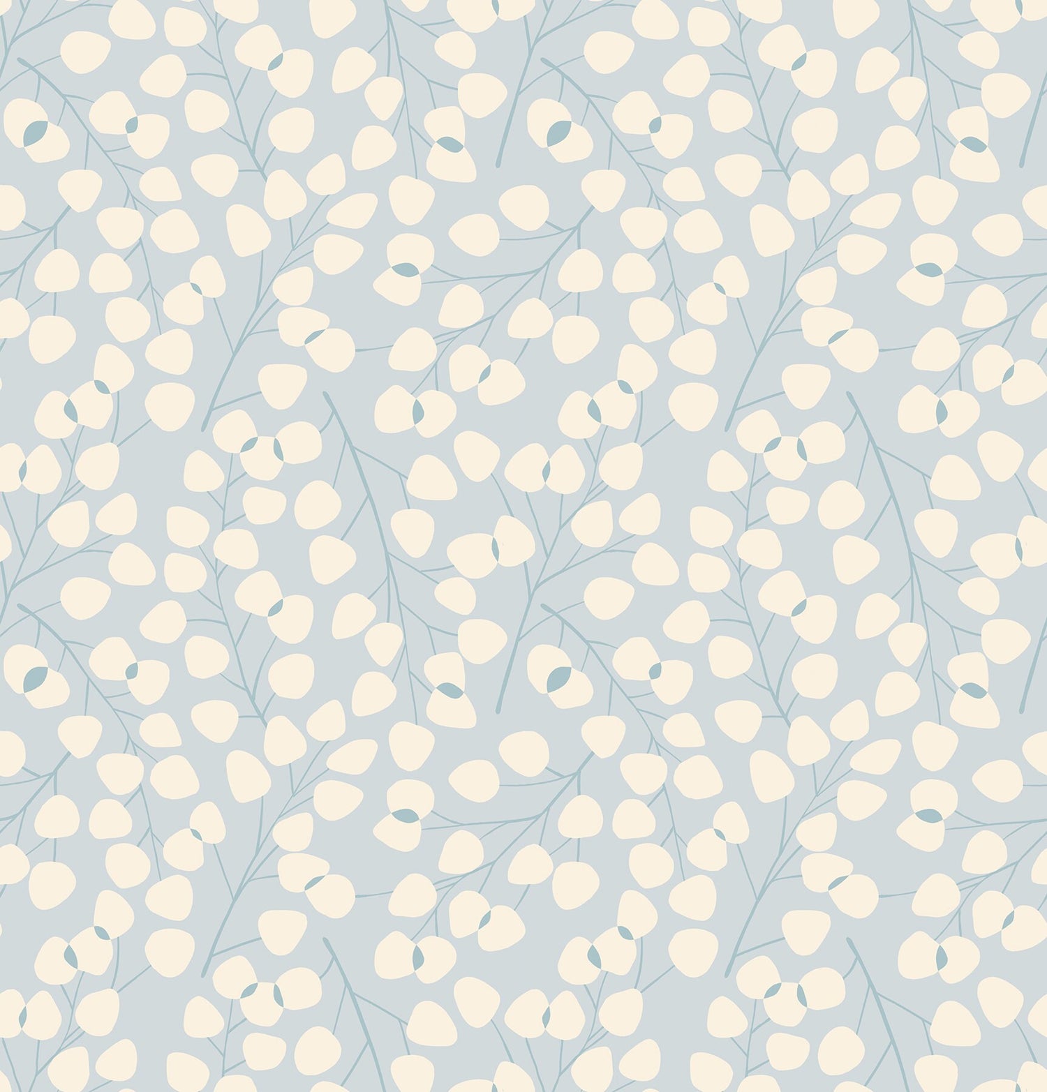 Winterglow Snow Birds in Dove RS5113 11 by Ruby Star for Moda Fabrics