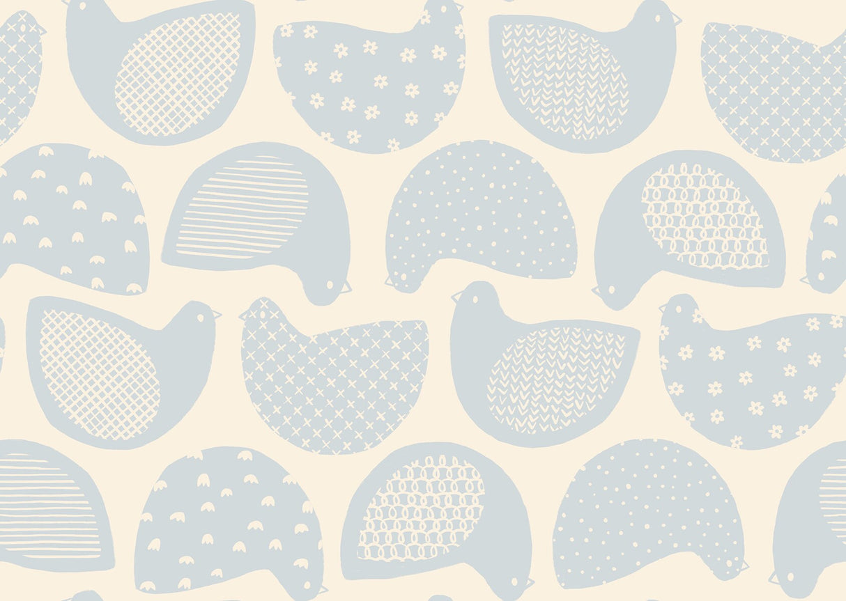 Winterglow Snow Birds in Dove RS5113 11 by Ruby Star for Moda Fabrics