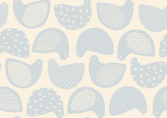 Winterglow Snow Birds in Dove RS5113 11 by Ruby Star for Moda Fabrics