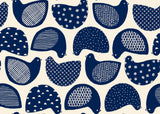 Winterglow Snow Birds in Navy RS5113 13 by Ruby Star for Moda Fabrics