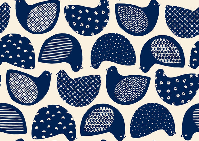 Winterglow Snow Birds in Navy RS5113 13 by Ruby Star for Moda Fabrics