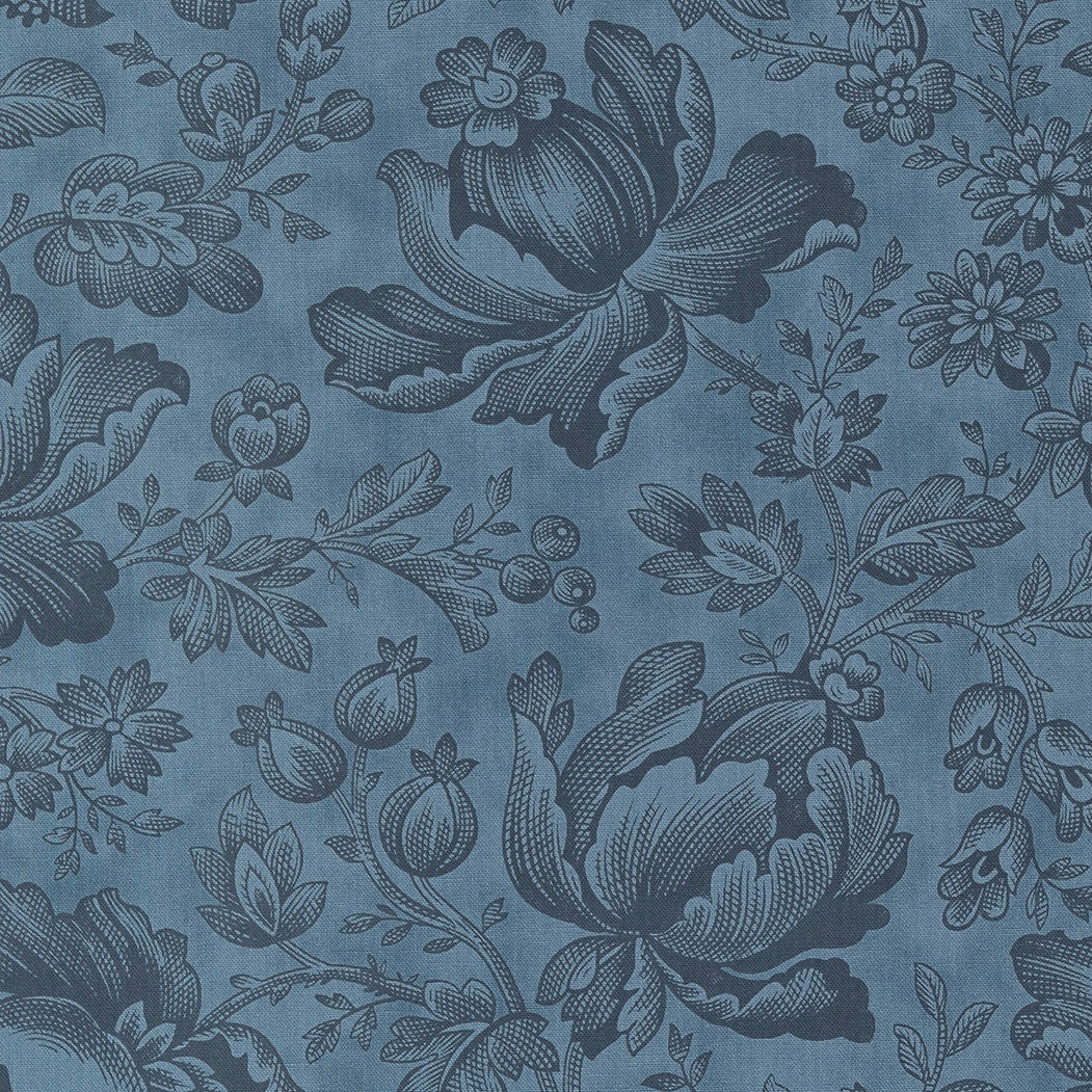 Cascade Budding Vines in Dusk 44323 14 by 3 Sisters sold in 1/2 yard increments