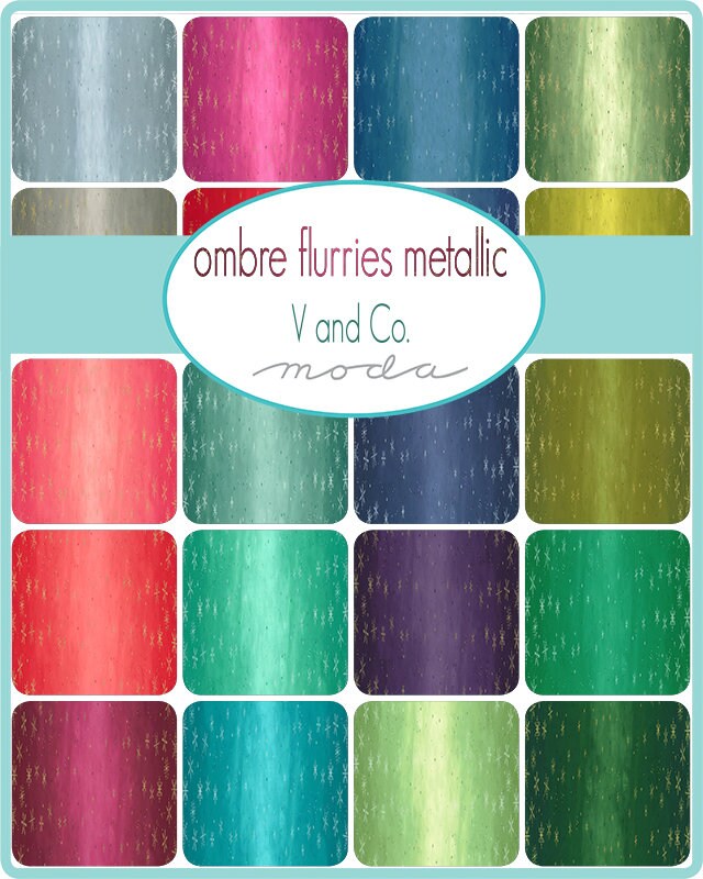 Ombre Flurries Aubergine 10874 224MG by V & Co. for Moda Fabrics