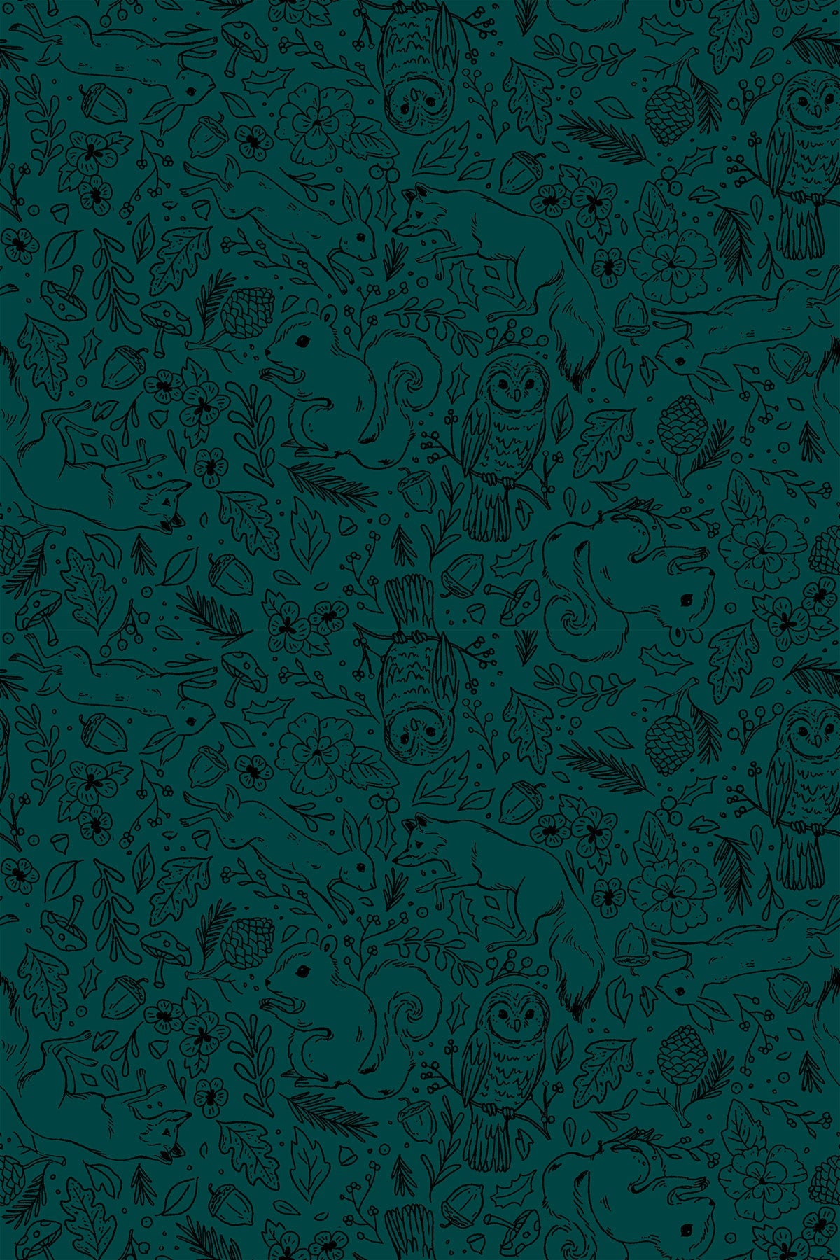 Winterglow Forest Winter Pine in Pine RS5105 15 by Ruby Star for Moda Fabrics