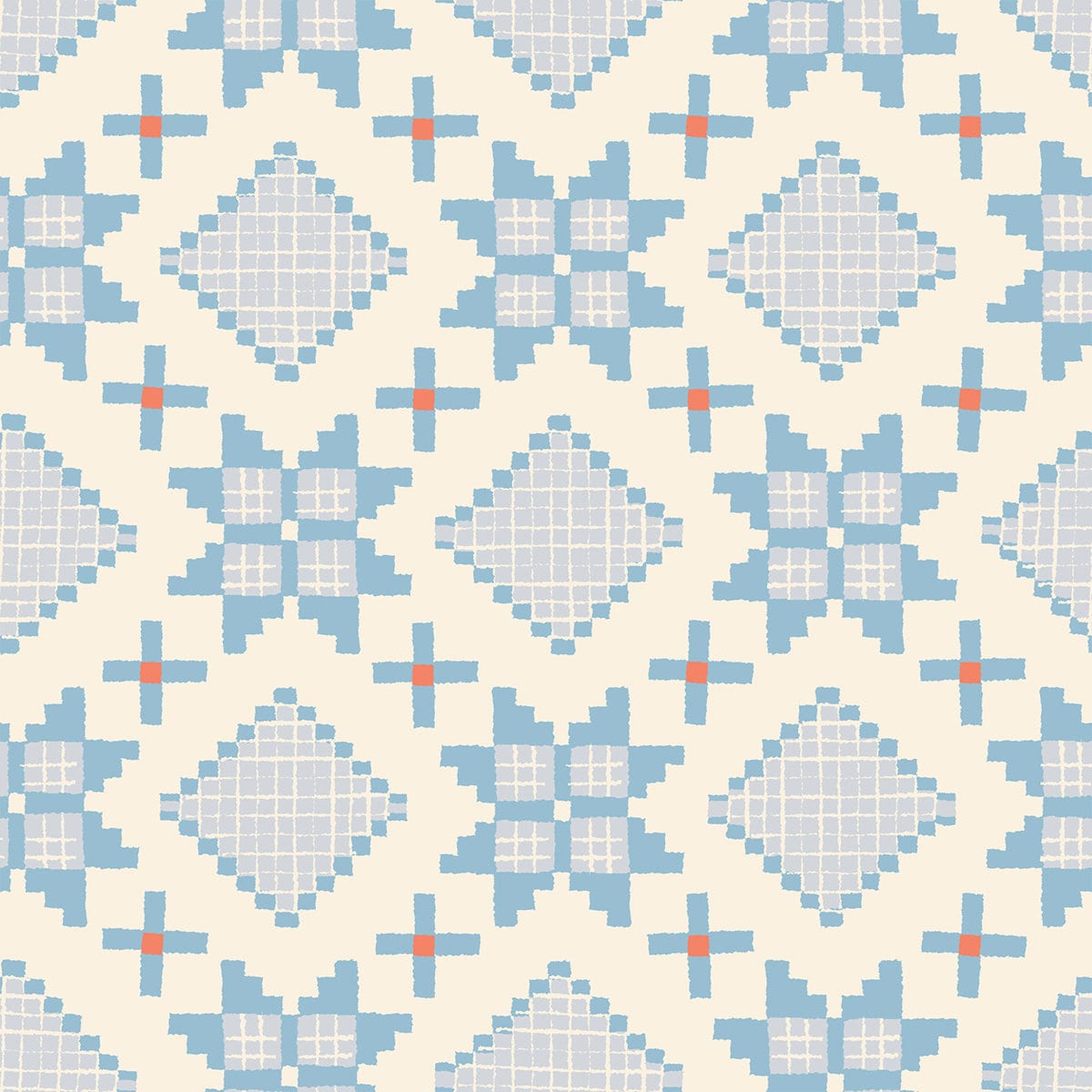 Winterglow Star Geometrics in Celestial RS5106 11 by Ruby Star for Moda Fabrics
