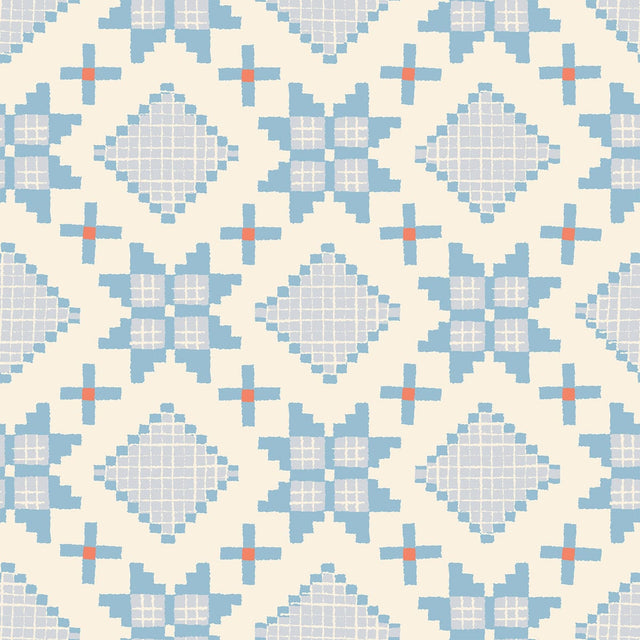 Winterglow Star Geometrics in Celestial RS5106 11 by Ruby Star for Moda Fabrics