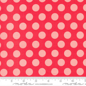 Favorite Things Dots in Scarlet 37652 13 by Sherri and Chelsi sold in 1/2 yard increments