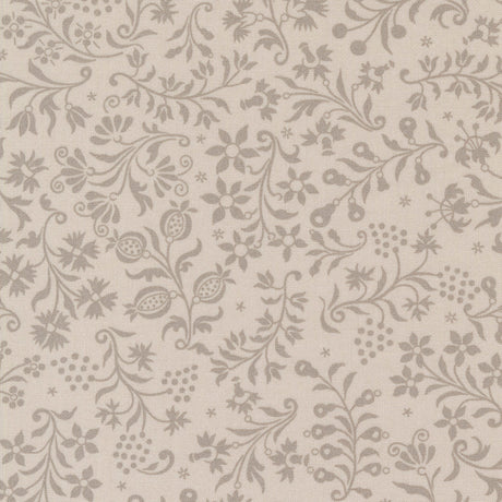 Harvest Moon Baroque Floral in Midnight 20470 18 by Fig Tree and Co.   sold in 1/2 yard Increments