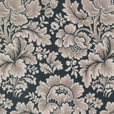 Harvest Moon Baroque Floral in Midnight 20470 18 by Fig Tree and Co.   sold in 1/2 yard Increments