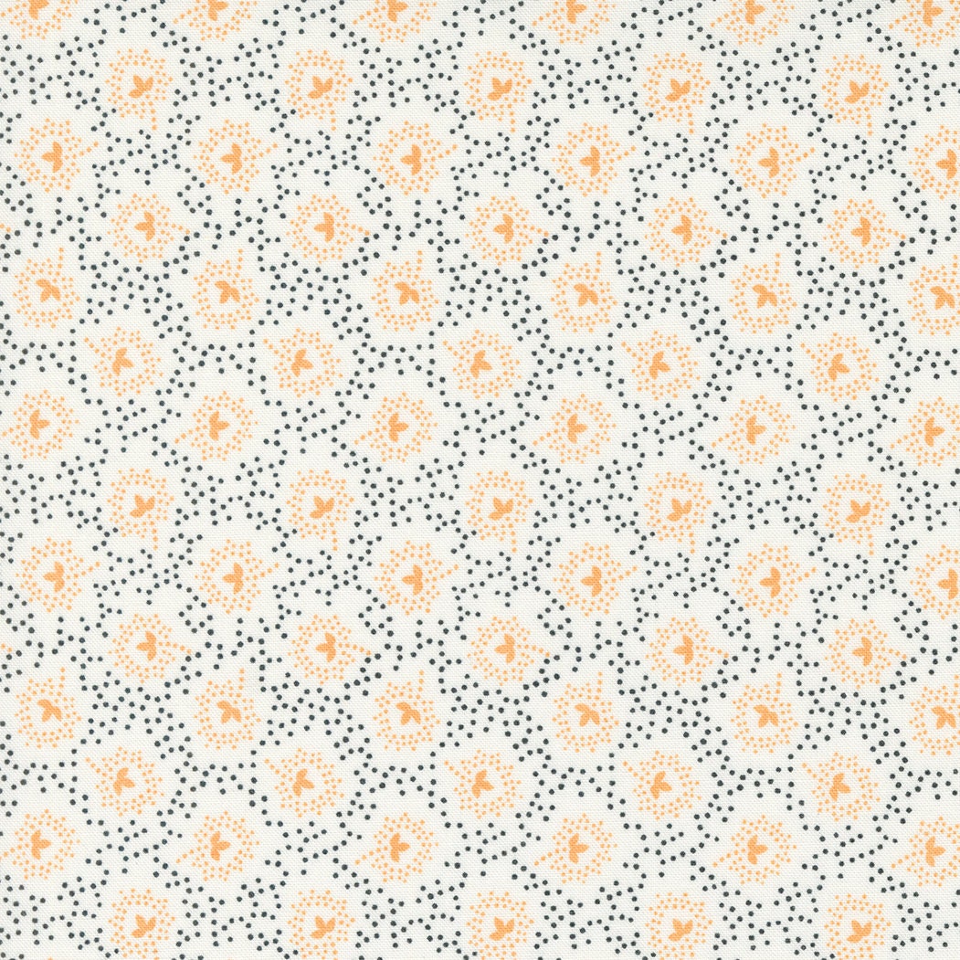 Harvest Moon Wisps in Ghost Midnight 20475 21 by Fig Tree and Co.   sold in 1/2 yard Increments
