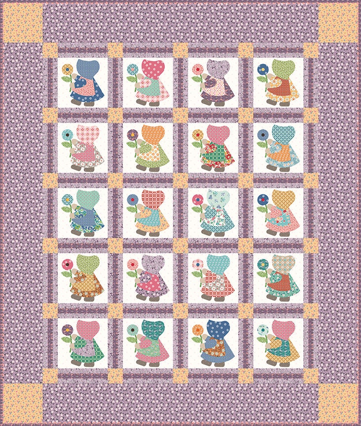 Bee Vintage Edith Pink C13084-Pink available in half yard increment by Lori Holt for Riley Blake Designs