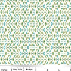 Bee Vintage Edith Cloud C13084-Cloud available in half yard increment by Lori Holt for Riley Blake Designs