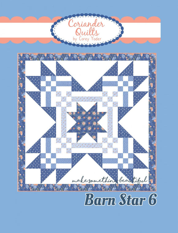 Barn Star 6 by Corey Yoder of Coriander Quilts CQP203 Bin MP