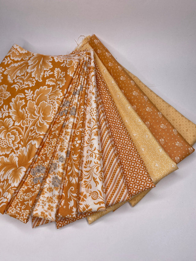 Harvest Moon Pumpkin Bundle 10 Fat Quarters