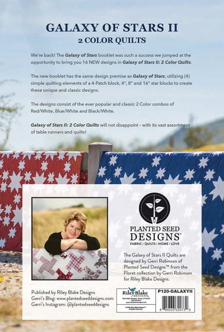 Galaxy of Stars II Booklet by Gerri Robinson of Planted Seed Designs P120-GalaxyII