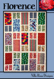Florence Printed Quilt Pattern VRDRC236 quilt size is 60 x 80 using fat quarters