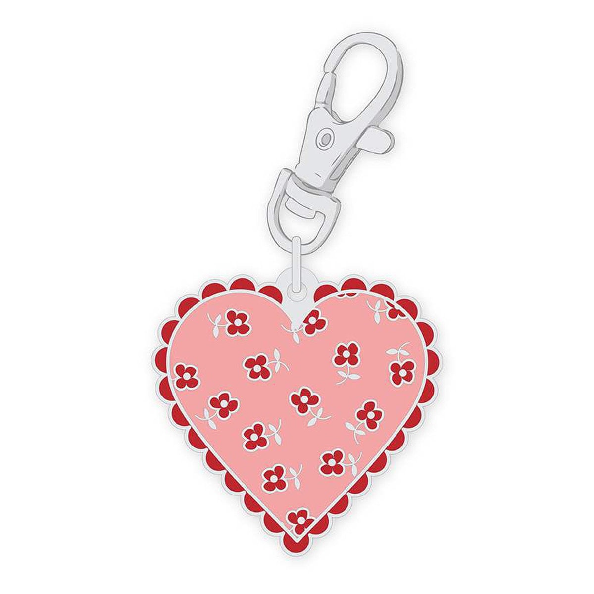 Lori Holt Bee Dots Enamel Happy Charm™ Heart ST-33025
