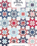 Midsummer Printed Quilt Pattern sku 187 by April Rosenthal for Prairie Grass Patterns Finished Size 57" x 69"
