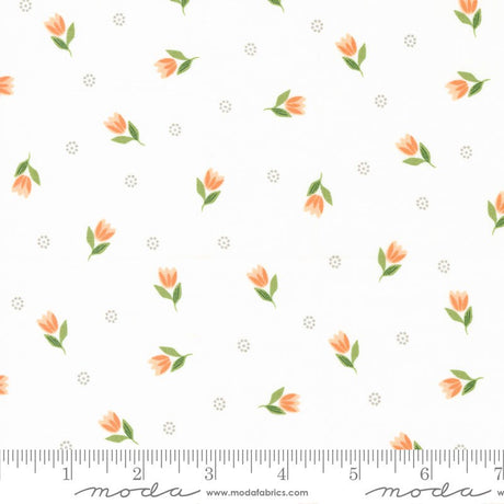 Bountiful Blooms Tulip Off White Yardage 37662-11 by Sherri and Chelsi Sold in 1/2 yard increments cut continiously
