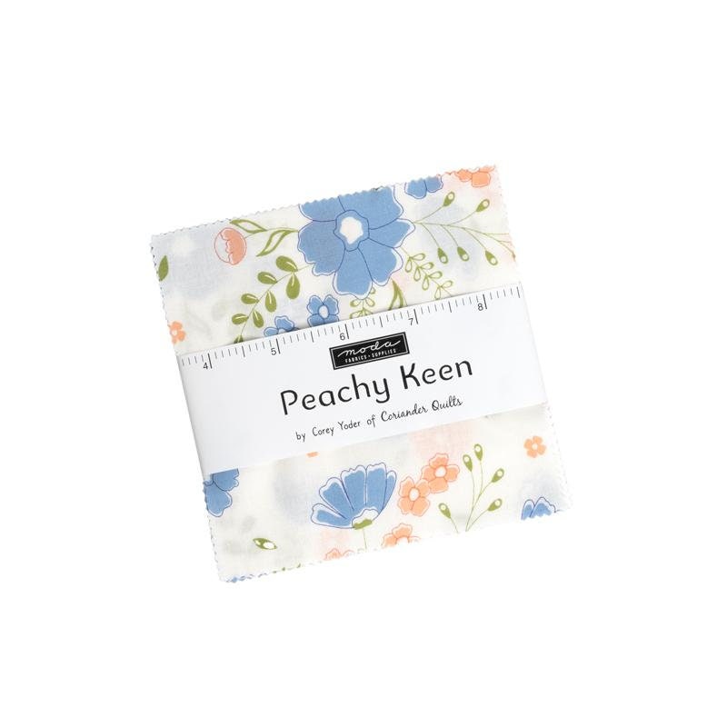 Peachy Keen Charm Pack 5" by Corey Yoder Coriander Quilts for Moda Fabrics 29170PP