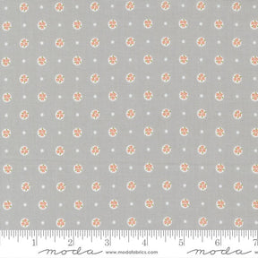 Peachy Keen Posy Polka Grey 29174-12 by Corey Yoder Sold in 1/2 yard increments cut continuously 