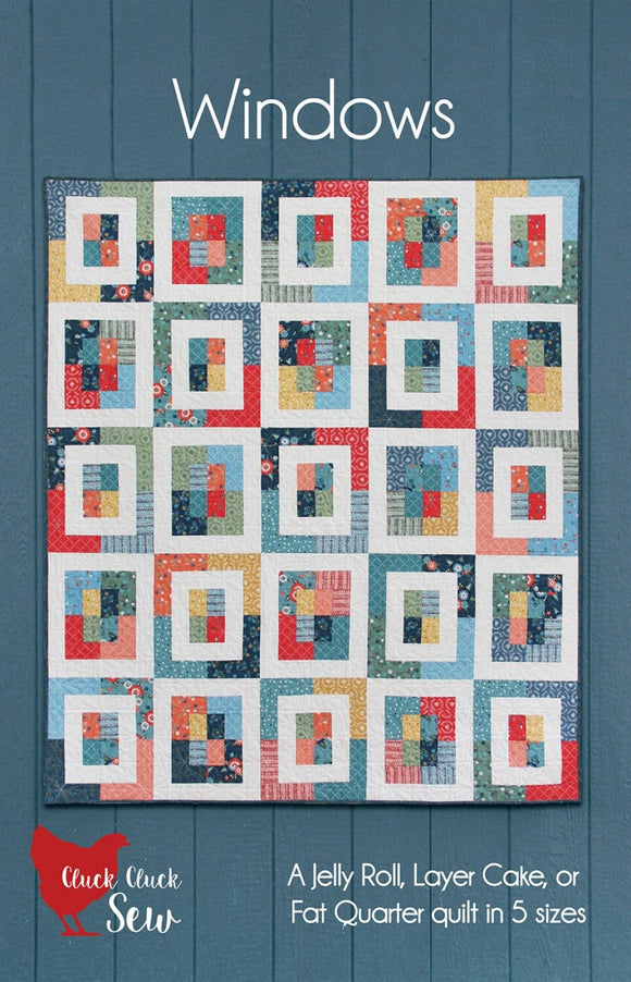 Windows Quilt Pattern CCS218 by Allison Harris for Cluck Cluck Sew