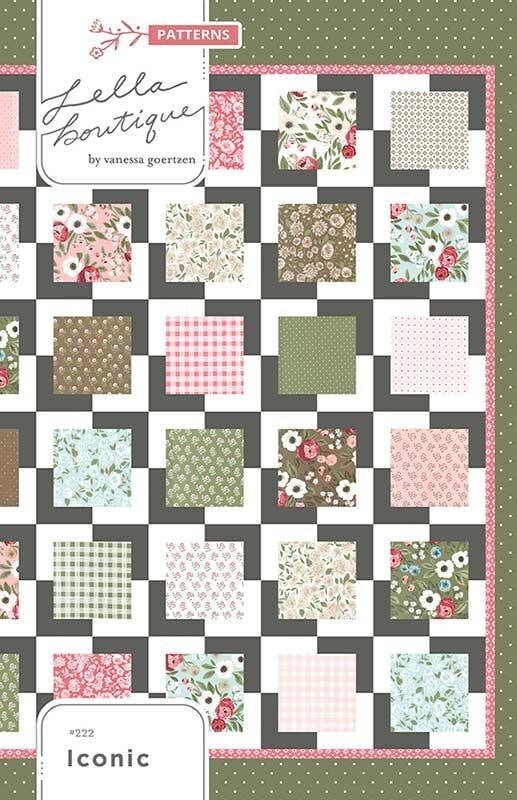 Iconic Quilt Pattern Printed Pattern by Vanessa Goertzen for Lella Boutique LB 222