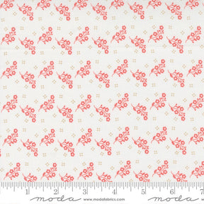 Linen Cupboard Chantilly on Strawberry Tossed Blooms by Fig Tree and Co. 20484-11 Sold in 1/2 yard Increments