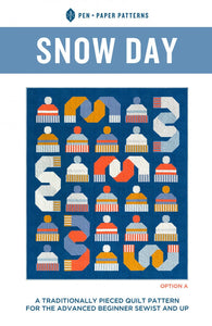 Snow Day Quilt Pattern PPP39 from Pen & Paper Patterns 2 sizes