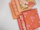 Dandi Duo Coral Colorway Fat Quarter bundle 7 Prints by Robin Pickens for Moda Fabrics