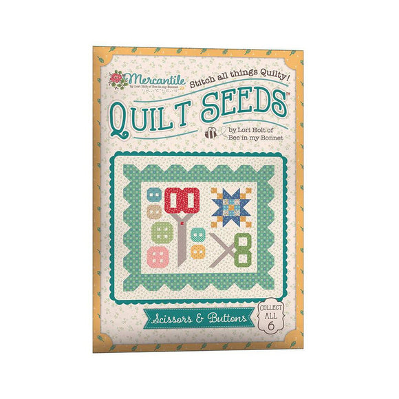 Lori Holt Mercantile Quilt Seeds™ Pattern Scissors and Buttons