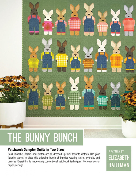 The Bunny Bunch Quilt Pattern EH-075 by Elizabeth Hartman Paper Pattern ONLY