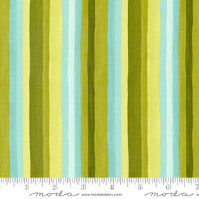 Willow Stripe Lagoon Yardage 36067-21 by 1 Canoe 2 for Moda Fabrics Sold in 1/2 yard increments
