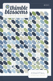 Coastal Quilt Pattern by Thimble Blossoms TBL280 size - 60 x 73” x 78” Printed Pattern ONLY