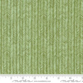 Willow Herringbone Leaf Yardage 36068-21 by 1 Canoe 2 for Moda Fabrics Sold in 1/2 yard increments