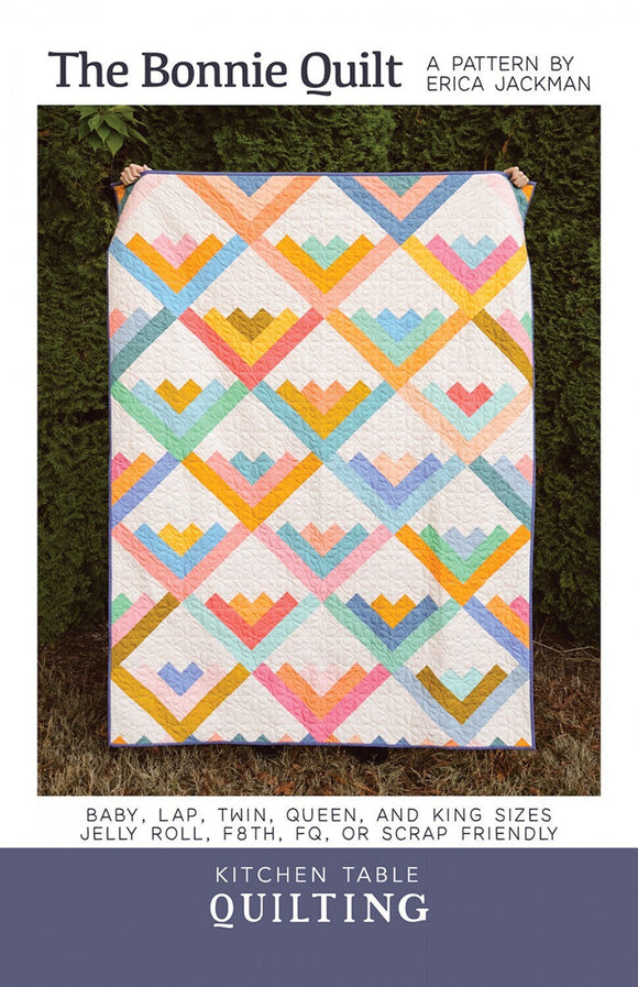 The Bonnie Quilt Pattern KTQ171 by Kitchen Table Quilting (baby, lap and twin, Queen and King)