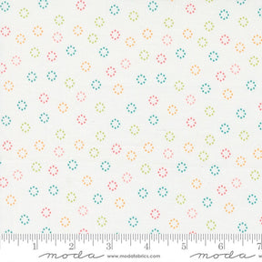 Strawberry Lemonade Daisy Dots Cloud by Sherri and Chelsi 37677-11 Sold in 1/2 yard increments