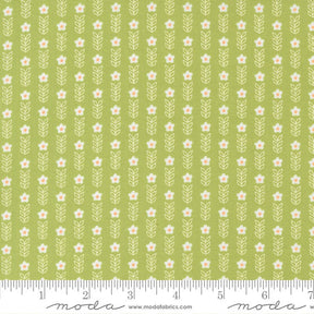 Strawberry Lemonade Blooms Lime by Sherri and Chelsi 37673-19 Sold in 1/2 yard increments