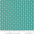 Strawberry Lemonade Blooms Teal by Sherri and Chelsi 37673-21 Sold in 1/2 yard increments