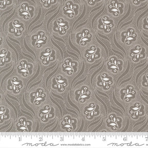 HoneyBloom Prancing Poises Charcoal Yardage 44345-15 by 3 Sisters sold in 1/2 yard increments