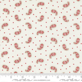 Ridgewood Paisley Dot Milk 14974-11 by Minick and Simpson Sold in 1/2 yard increments
