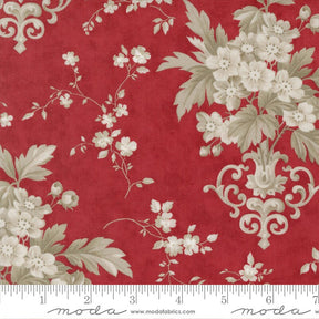 Ridgewood Antique Bouquet Ruby 14970-17 by Minick and Simpson Sold in 1/2 yard increments