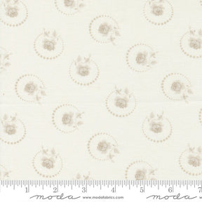 Ridgewood English Rose Milk 14973-11 by Minick and Simpson Sold in 1/2 yard increments